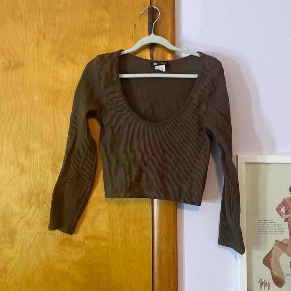 Zara Seamless Long Sleeve Top